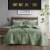 Modavari Quilt Full/Queen - Green Perspective: right