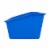 Office Works Plastic Book Bin - Blue Perspective: right