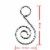 Holiday Home® Swirl Ornament Hooks - Silver Perspective: right