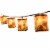 HD Designs Outdoors Printed Cylinder Light Set - Black Print Perspective: right