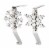 Holiday Home® Silver Snowflake Stocking Holders Perspective: right