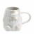 Holiday Home Two-Piece White Iridescent Gnome Mug Set Perspective: right