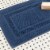 HD Designs Antimicrobial Bath Mat - Indigo Perspective: right