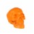 Holiday Home Blacklight Orange Skull Perspective: right