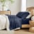 Modavari Bamboo King Pillowcase Set- Blue Perspective: right