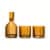 SDS for HD Designs Ribbed Glass Decanter Set - Amber Perspective: right