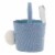 Holiday Home® Easter Corduroy Bunny Basket - Blue Perspective: right