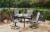 HD Designs Outdoors Patio Furniture Weston Sling Swivel Dining Chair Perspective: right