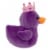 Holiday Home 8 Inch Purple Duck With Crown Plush Perspective: right