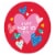 Holiday Home Valentine's Love U2 Pieces Paper Dinner Plates Perspective: right