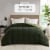 Everday Living® Reversible Down Alternative Comforter - Green Perspective: right