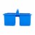 OfficeWorks 3 Compartment Caddy - Blue Perspective: right