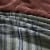 HD Designs Plaid Faux Fur Reversible Throw Blanket - Green Perspective: right
