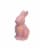Holiday Home Light Up Pink Easter Bunny Decor Perspective: right