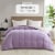 Everday Living® Reversible Down Alternative Comforter - Pink/Purple Perspective: right