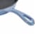 Dash of That® Skillet Enameled Cast Iron - Blue Perspective: right