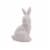 Holiday Home® Easter Ceramic Bunny Decoration - White Perspective: right