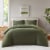 Everyday Living Twin Reversable Duvet Set - Green Perspective: right