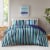 Everyday Living Full / Queen Reversable Duvet Set - Multi Stripe Perspective: right