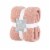 HD Designs® Heathered Cozy Knit Blanket - Pink Perspective: right