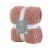 HD Designs® Heathered Cozy Knit Blanket - Pink Perspective: right
