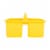 Office Works 3 Compartment Caddy - Yellow Perspective: right