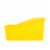 Office Works Magazine Holder - Yellow Perspective: right