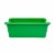 Office Works Plastic Storage Bin - Green Perspective: right