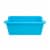 Office Works Plastic Storage Bin - Light Blue Perspective: right