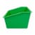 Office Works Plastic Book Bin - Green Perspective: right