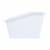 Office Works Plastic Book Bin - White Perspective: right