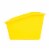 Office Works Plastic Book Bin - Yellow Perspective: right