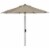SAFAVIEH Outdoor Collection Ortega 9-Foot Tilt Crank Umbrella Beige Perspective: right