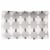 Safavieh Retro Square Pillow - Light Grey Perspective: right