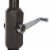 SAFAVIEH Outdoor Collection Ortega 9-Foot Tilt Crank Umbrella Black Perspective: right