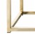 SAFAVIEH Reynolds Velvet Bench Black / Brass Perspective: right