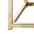 SAFAVIEH Reynolds Velvet Bench Navy / Brass Perspective: right