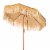 SAFAVIEH Outdoor Collection Tiki 9-Foot Crank Umbrella Tan Perspective: right