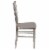 Flash Furniture Resin Chiavari Chair LEPEWTER Perspective: right