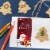 Wrapables 4  x 2  Rectangular Christmas Holiday Seals for Packages, Gift Boxes & Bags 100pcs Perspective: right