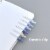 Wrapables Retractable Black Ink Gel Pens, 0.5mm Fine Point (Set of 6), Blue Perspective: right