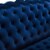 Viola Chesterfield Button Tufted Loveseat Performance Velvet Settee - Navy Perspective: right