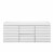Render 48 Wall-Mount Bathroom Vanity Cabinet-EEI-5867-CHA white Perspective: right