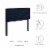 Tranquil Twin Headboard-MOD-7024-DUS ivory Perspective: right