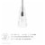 Beacon 1-Light Pendant Light, Clear Black Perspective: right