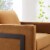 Posse Performance Velvet Accent Chair Black Cognac Perspective: right