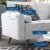 Revive Upholstered Fabric Sofa and Loveseat Set White Perspective: right