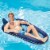 Aqua Leisure Luxury Water Recliner Lounge Pool Float Chair with Headrest, Blue Perspective: right