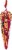 Popcornopolis® Zebra Popcorn Caramel with Chocolatey Stripes Popcorn Cone Perspective: right
