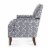 Accent Chairs in Fabric for Home or Office Use Perspective: right